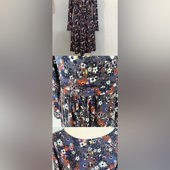 Boden Abigail dress in Pewter Garden Meadow.  Size 8L in US sizing. - Picture 5 of 5